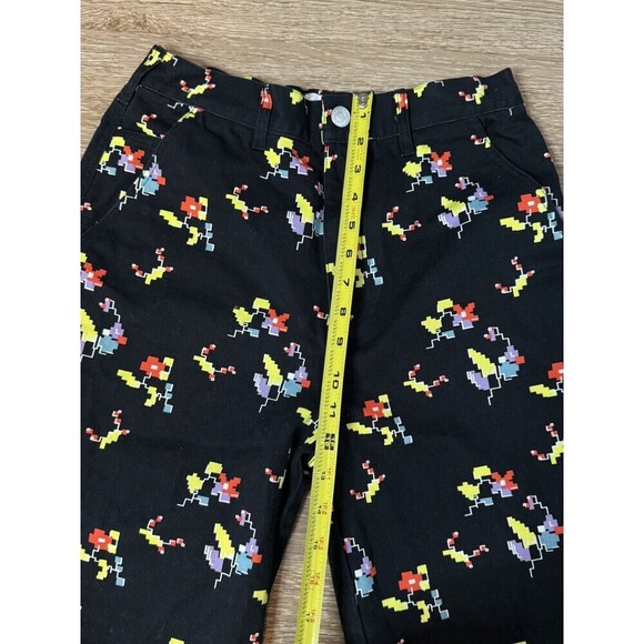 OBEY Womens  Pants Trousers Size 27 black casual Floral Relaxed Skater - Picture 7 of 12